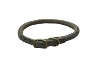 Coastal Circle-T круглий кожаный ошейник для собак, 1,6смХ50см , серый.