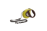 Karlie-Flamingo DogxToGo Cord ДОГ ТУ ГОУ КОРД М поводок рулетка для собак до 20кг, с ручкой и кнопкой блокировки, светоотражающий шнур, 5м , зеленый.