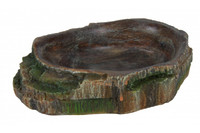 Миска для рептилий TRIXIE ,  10 x 2,5 x 7,5 см.  Украшение: тропический лес