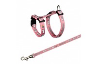 Шлейка с поводком для крольчат TRIXIE, 20-33 см / 8 мм  Поводка: 1,25 м