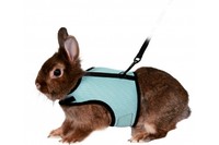 Шлейка-жилетка для грызунов TRIXIE , Поводка: 1,20 м.  Желудок: 25-32 см,  например: карликовые кролики.