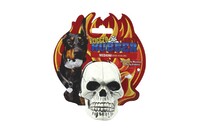 VIP ЧЕРЕП (Skull) игрушка для собак , белый, маленький, 6,4х5х7,6 см.