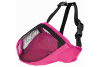 Намордник для короткомордых собак(полиэстер) TRIXIE М  27 см розовый