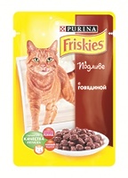 Friskies Кусочки в подливе для кошек с говядиной