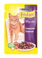 Friskies Кусочки в подливе для кошек с говядиной и ягненком