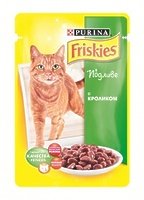 Friskies Кусочки в подливе для кошек с кроликом