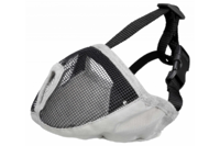 Намордник для короткомордых собак(полиэстер) TRIXIE СМ  24 см серый