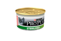 Purina  Pro Plan Консервы для стерилизованных кошек и кастрированных котов, лосось и тунец, банка, 85 г,