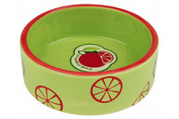Миска"Fresh Fruits" TRIXIE (керамика),  0,3 л / D- 12 см. ,светло-зеленая