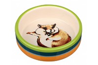 Керамическая миска для хомяка TRIXIE, 80 мл / D- 8 см  для: хомячков