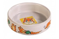 Миска керамическая TRIXIE Обьем: 100мл/ ф 8 см, для: хомячков