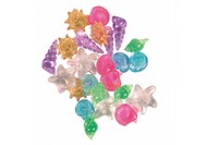 Разноцветные прозрачные ракушки для аквариумов TRIXIE, 24 шт