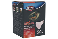 Инфракрасная керамическая лампа для террариума TRIXIE,  75х100мм,/ 50 Вт, Террариум Объем: 75 л