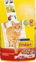 Friskies Для кошек с мясом, печенью и курицей
