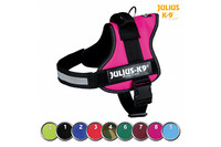 Шлея тренировочная для собак TRIXIE - Julius-K9 ,  66-85 см / 50 мм , фуксия