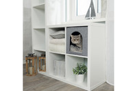 Мягкое место-пещера"Anton"(полиэстер),  33х33х37см,  серый