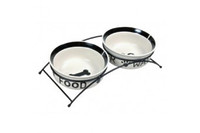 Стояк с 2мя мисками для собак TRIXIE , 2х0.25л/13см