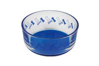 Стеклянная миска для собак TRIXIE,  0.4л/o12см