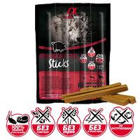 Напіввологі ласощі для собак ALPHA SPIRIT стік з прошуто (x4шт) 40g