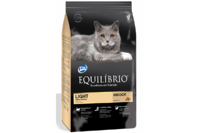 Equilibrio Cat ЛАЙТ ДЛЯ КОТОВ СКЛОННЫХ К ПОЛНОТЕ сухой супер премиум корм для котов склонных к полноте, 1,5кг