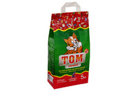 ТОМ №6 Глиняный наполнитель мелкий (0,3 - 1,5 мм)  с ароматом лаванды   5 кг