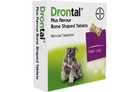 Bayer (Байер) Дронтал ПЛЮС со вкусом МЯСА,  цена за 1 табл.