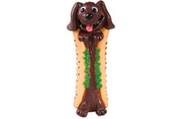 PETSTAGES  Игрушка - пищалка для малых и средних пород собак - "Собака Хот-дог" 17х4-4,5 см