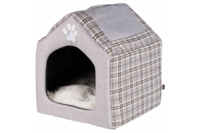 Лежак-пещера"Silas" TRIXIE 40 × 45 × 40см, серый/крем