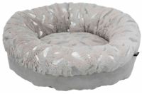 TRIXIE круглое мягкое место ø 50см, серый/серебро с перьями