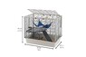 Ferplast CAGE FURAT BLACK Клетка для хорьков, с открывающейся крышей 78 x 48 x h 70 cm