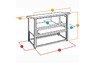 Ferplast CAGE RANCH 100 BASIC WHITE/BRO  Двухуровневая клетка для кроликов из северной сосны 92 x 47 x h 81 cm