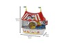 Ferplast CAGE CIRCUS FUN BLACK  Клетка для хомяков с цветными наклейками 49,5 x 34 x h 42,5 cm
