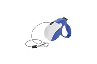 Ferplast AMIGO CORD MINI Поводок-рулетка для собак cо шнуром, синяя, 3 м, 12 кг
