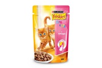 Friskies Chicken for Kitten кусочки в подливе для котят с курицей, 0.1 кг