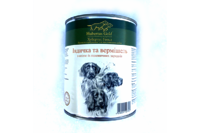 Hubertus Gold Консервированный корм для активных собак, индейка с лапшой, 800г