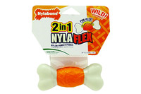 Nylabone NylaFlex Bone НИЛАБОН НИЛАФЛЕКС БОН игрушка кость для собак с умеренным стилем грызения, вкус бекона, нейлон-резина , собаки до 7 кг.