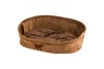 Ferplast LASKA 45 BROWN DOGBED  Лежанка с двухсторонней подушкой  для собак и кошек, 45 x 34 x 16 см