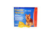 NOVARTIS ПРАК-ТИК - КАПЛИ ОТ БЛОХ И КЛЕЩЕЙ ДЛЯ СОБАК 2-4,5кг