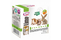 "Lolopets" Минеральный камень для грыз. апельсин 40г