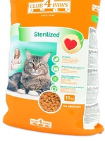 Клуб 4 лапы сухой корм для кастрированных котов и стерилизованных кошек
