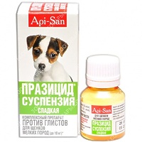 Празицид суспензия 6 мл для щенков малых пород