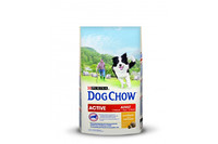 Dog Chow Adult Active для взрослых активных собак с курицей 14 кг