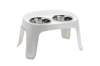 Moderna Skybar МОДЕРНА СКАЙБАР столик с мисками для собак, 29х48х20 см, белая