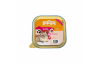 Клуб 4 лапы  полнорационный корм для взрослых кошек «Нежный паштет с телятиной и индейкой» 100г