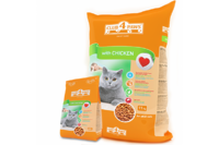 Клуб 4 лапы  полнорационный сухой корм для взрослых кошек с курицей 14 кг