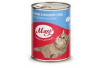 Мяу! Консервы для кошек рыбное ассорти в нежном соусе 415 г