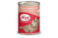 Мяу! Консервы для кошек кролик в нежном соусе 415 г