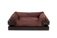 Лежак Harley and Cho Dreamer Brown + Brown Velvet, коричневый,   XS