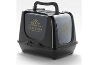 Moderna Trendy Cat Luxurious Pets МОДЕРНА ТРЕНДИ КЭТ ЛАКШЕРИЗ – закрытый туалет для кошек c угольным фильтром и совком  50 см х 39,5 см х 37,5 см , черный