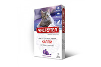 Экопром Капли "Чистотел" МАКСИМУМ от блох и клещей д/кошек  (3пипетки)